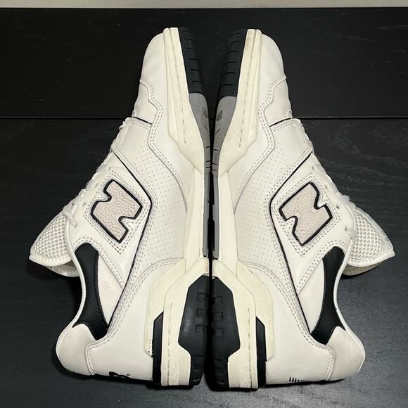 New Balance 550 Shoes in Cream Black Men's 11 - Picture 7 of 13